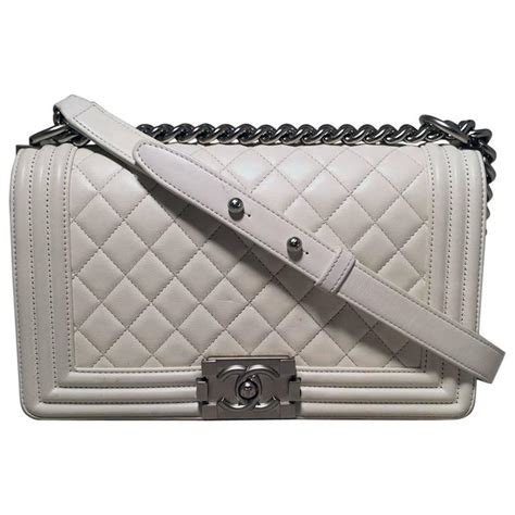 boy chanel bag white|boy chanel bag price.